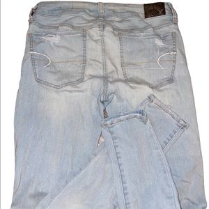 American eagle jegging distressed jean